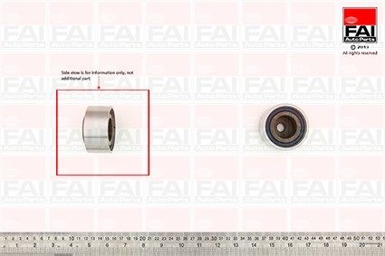 FAI AUTOPARTS Паразитный / Ведущий ролик, зубчатый ремень T9492